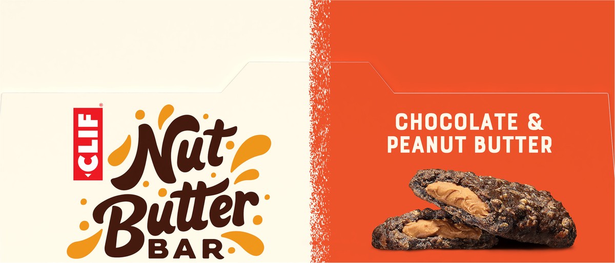 slide 5 of 9, Clif Nut Butter Chocolate & Peanut Butter Snack Bars, 5 ct; 1.76 oz