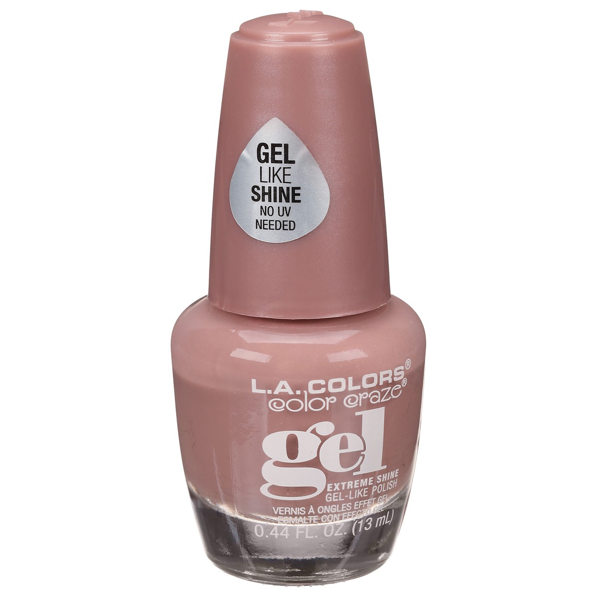 slide 8 of 10, L.A. Colors Gel Shine Polish - Chateau Brown, 0.44 fl oz