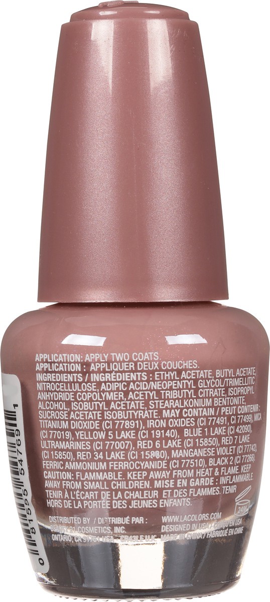 slide 10 of 10, L.A. Colors Gel Shine Polish - Chateau Brown, 0.44 fl oz