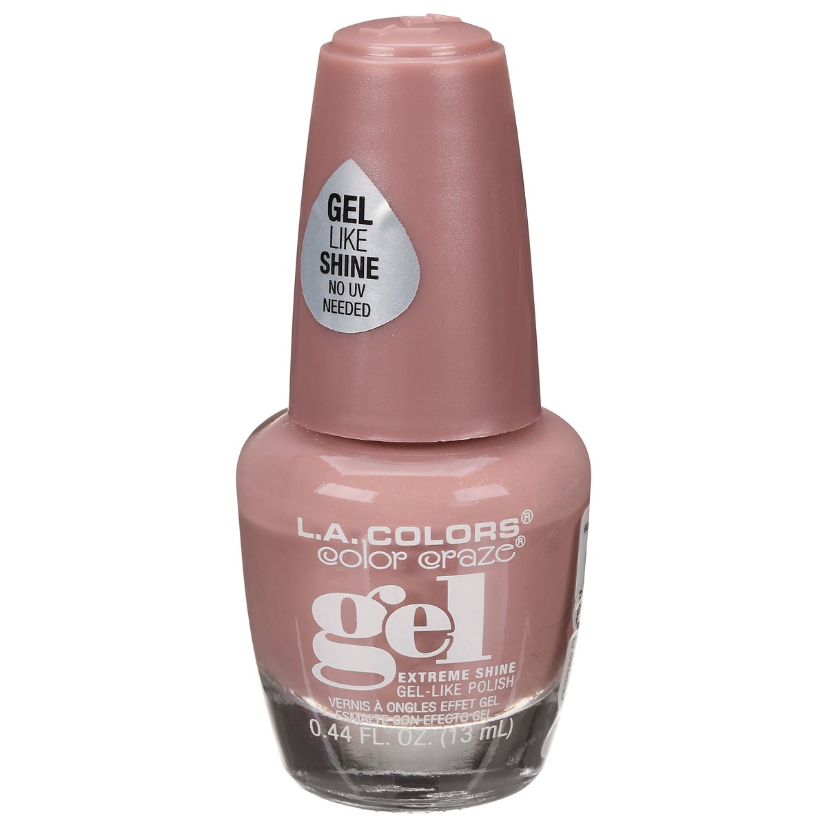 slide 7 of 10, L.A. Colors Gel Shine Polish - Chateau Brown, 0.44 fl oz