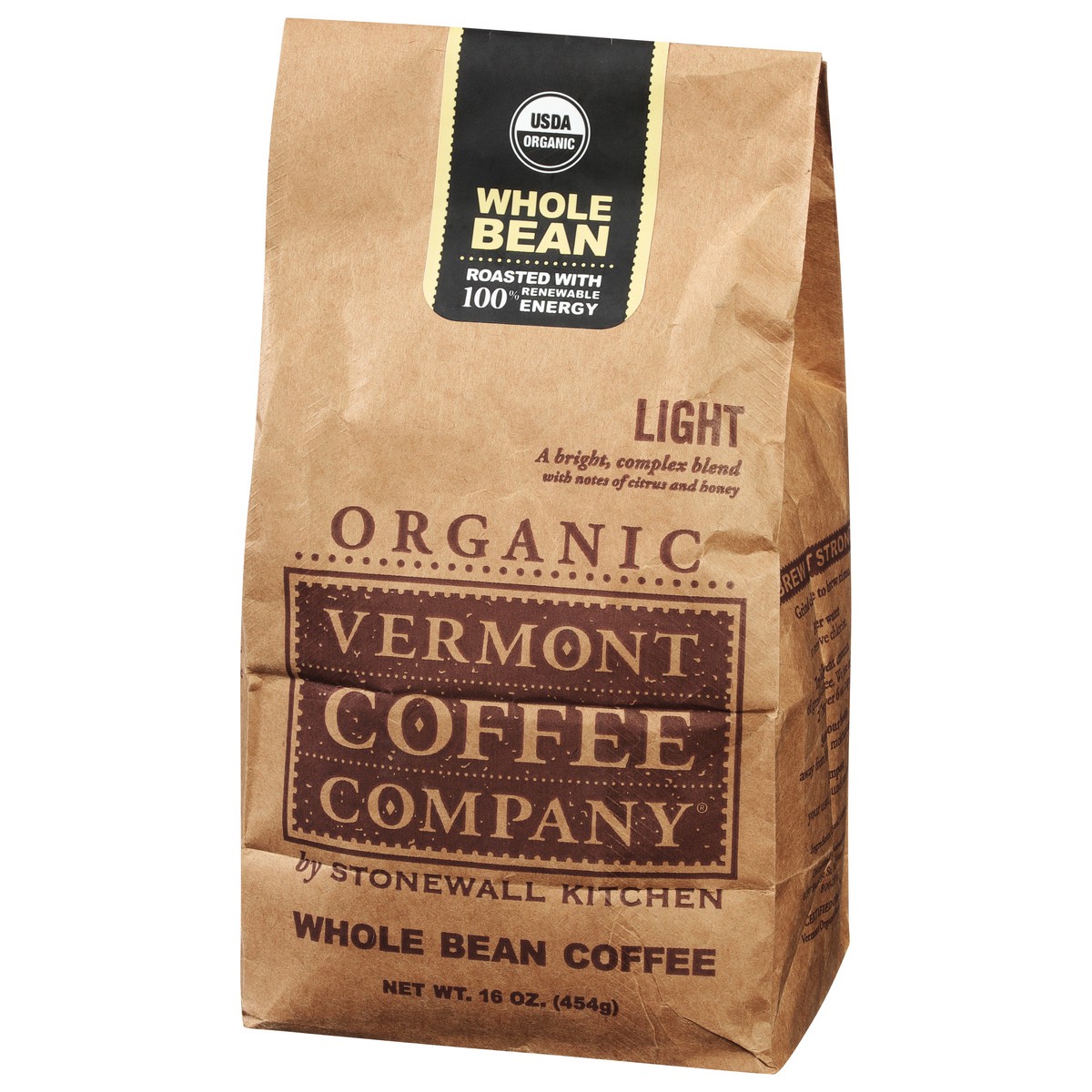 slide 2 of 9, Vermont Coffee Company Organic Light Whole Bean Coffee - 16 oz, 16 oz