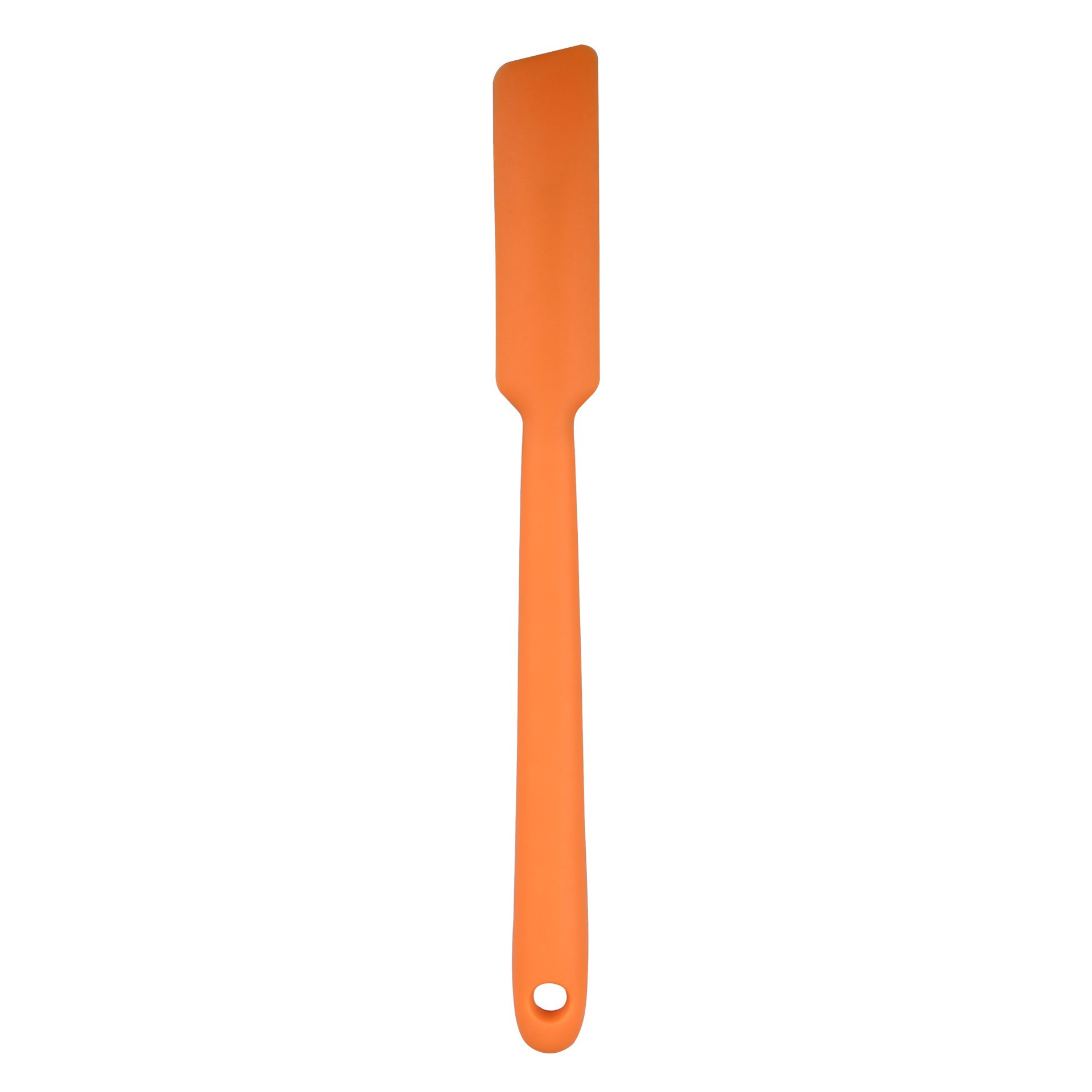 slide 2 of 4, Mini Orange Ghost Silicone Jar Spatula By Makery, 8 in