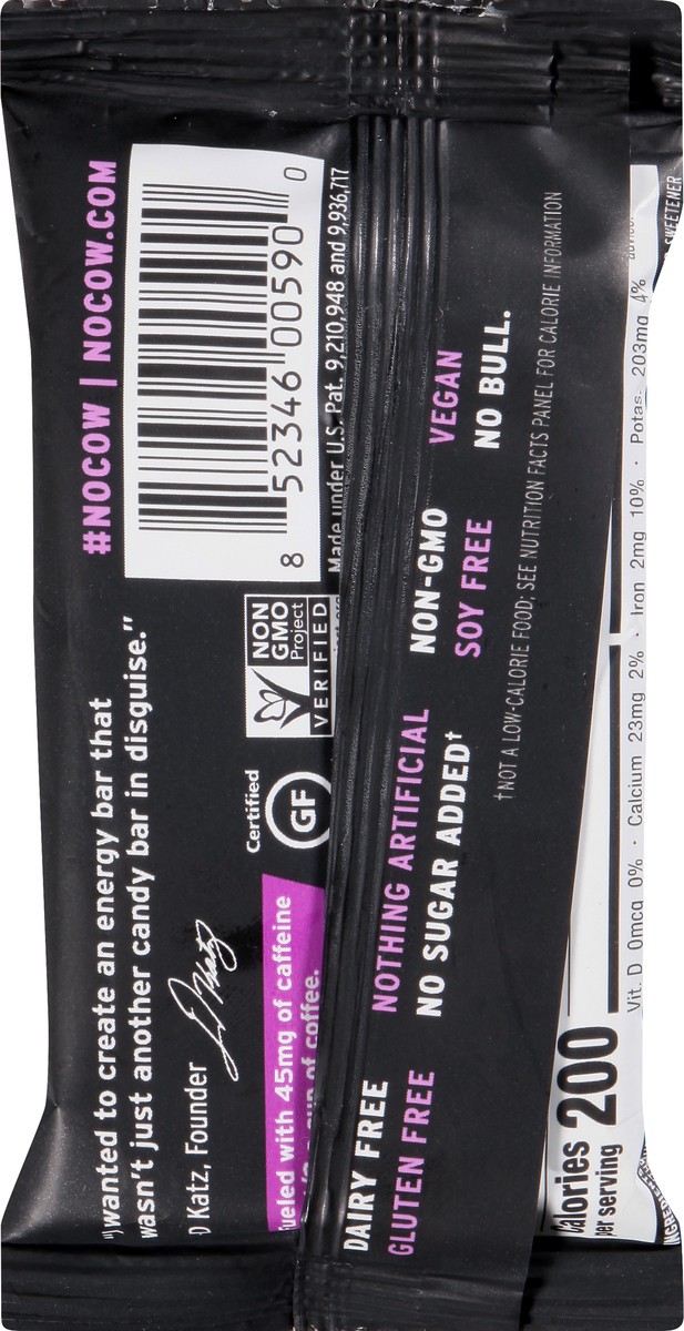 slide 4 of 13, No Cow Chocolate Peanut Butter Energy Bar 1.77 oz, 1.77 oz