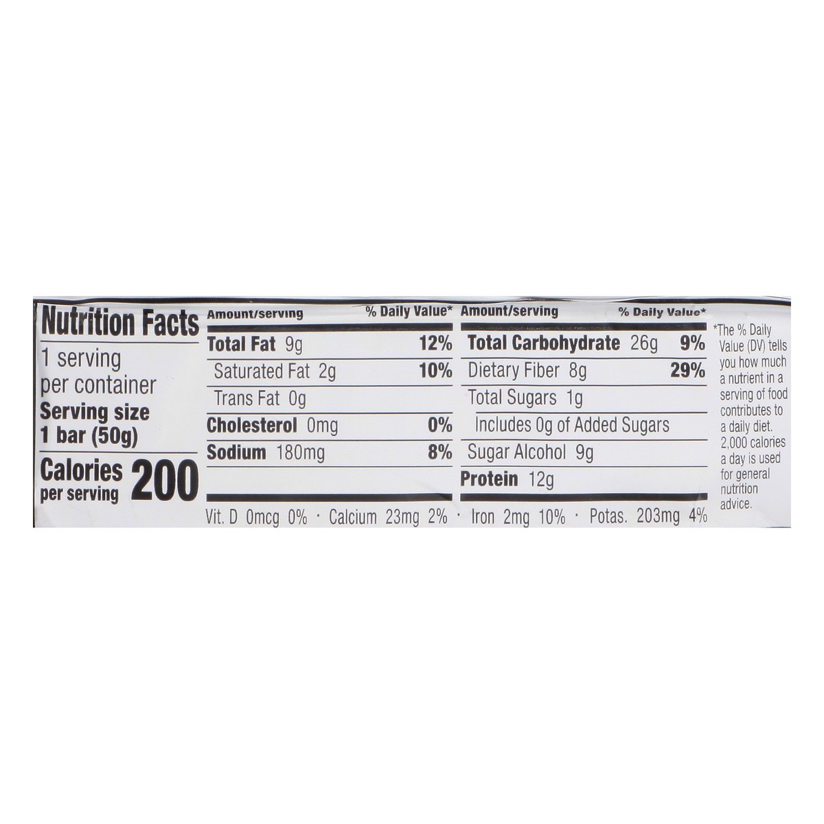 slide 8 of 13, No Cow Chocolate Peanut Butter Energy Bar 1.77 oz, 1.77 oz