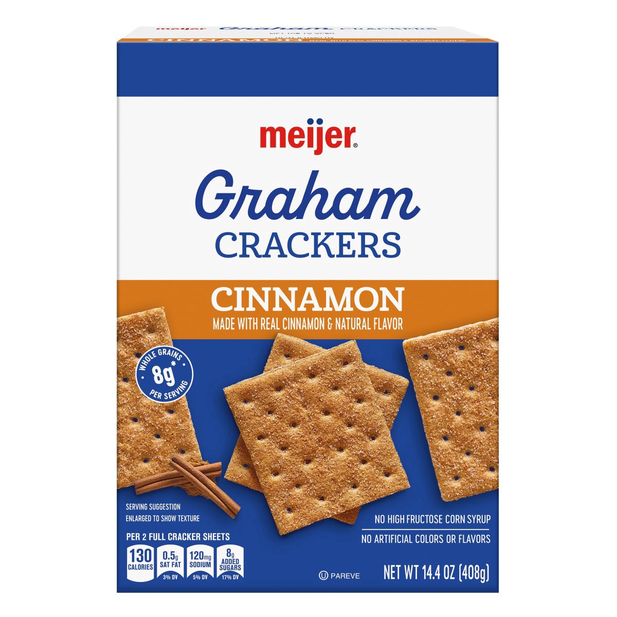 slide 1 of 29, Meijer Cinnamon Grahams, 14.4 oz