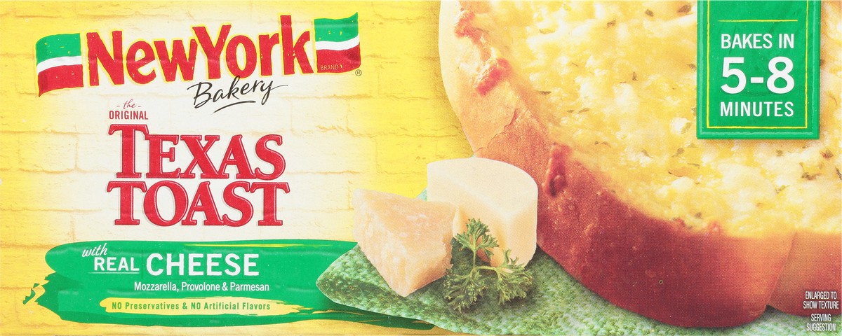 slide 9 of 9, New York Bakery Real Cheese Texas Toast, 8 ct