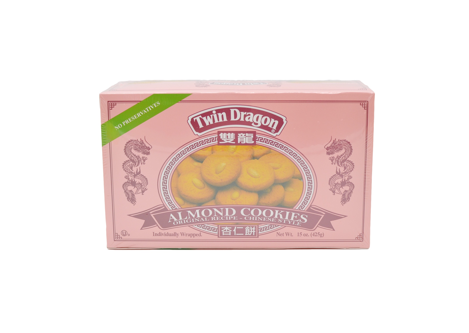 slide 1 of 1, Twin Dragon Almond Cookies, 15 oz