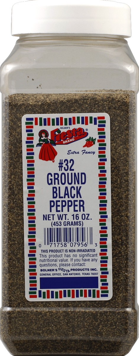 slide 4 of 4, Fiesta Black Pepper 16 oz, 16 oz