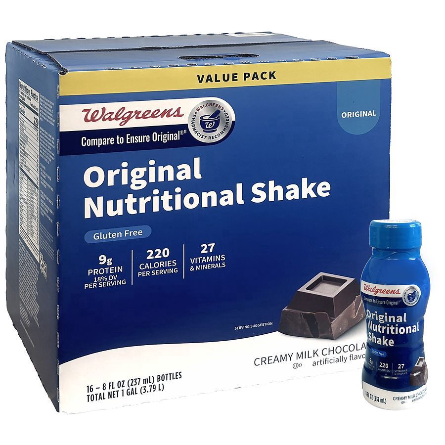 slide 5 of 5, Walgreens Regular Nutritional Shake, 16 ct; 8 oz