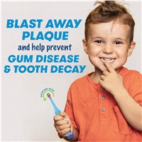 slide 16 of 29, Firefly Clean N' Protect, Sonic the Hedgehog Toothbrush with 3D Antibacterial Cover, Premium Soft Bristles, Anti-slip Grip Handle, Battery Included, Ages 3+, 1 Count, 1 ct
