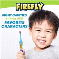slide 12 of 29, Firefly Clean N' Protect, Sonic the Hedgehog Toothbrush with 3D Antibacterial Cover, Premium Soft Bristles, Anti-slip Grip Handle, Battery Included, Ages 3+, 1 Count, 1 ct