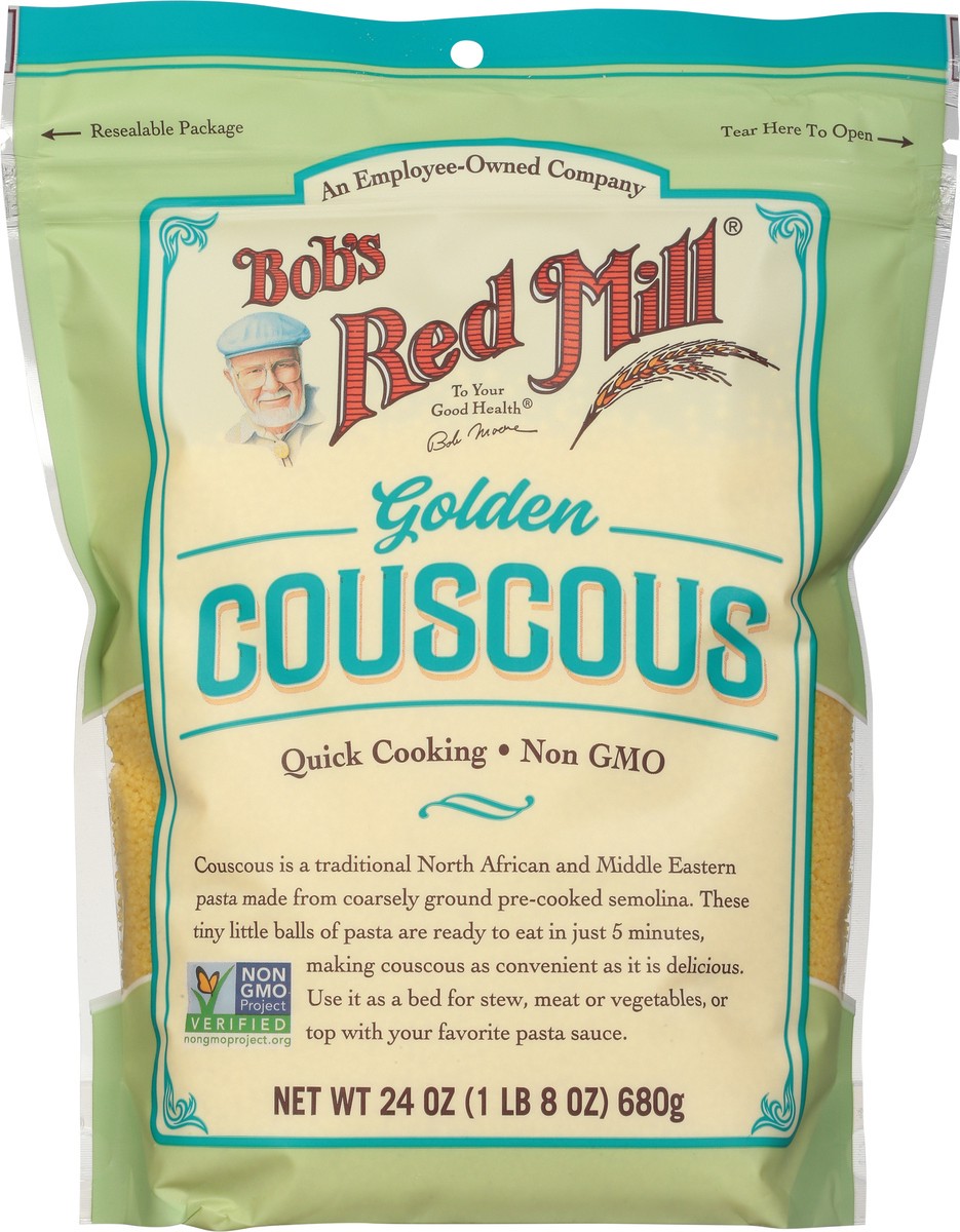 slide 7 of 9, Bob's Red Mill Couscous,Golden, 24 oz