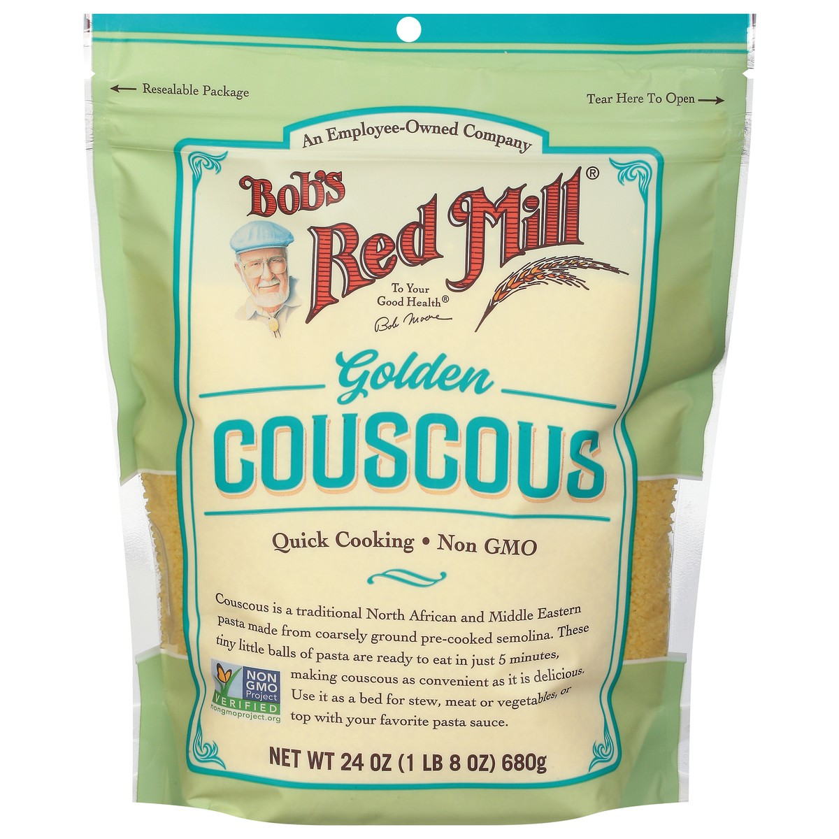 slide 1 of 9, Bob's Red Mill Couscous,Golden, 24 oz