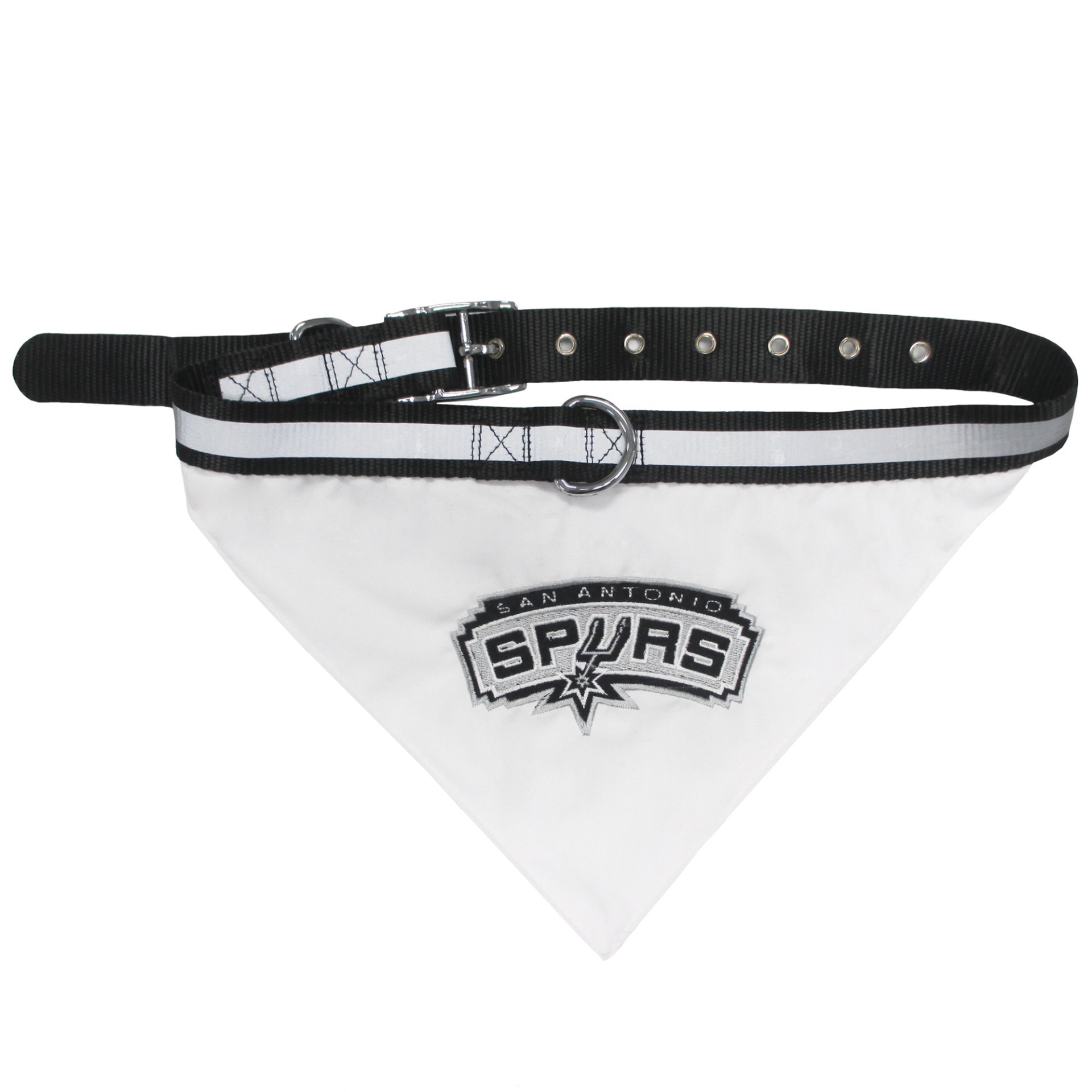 slide 1 of 1, Pets First San Antonio Spurs Collar Bandana, MED