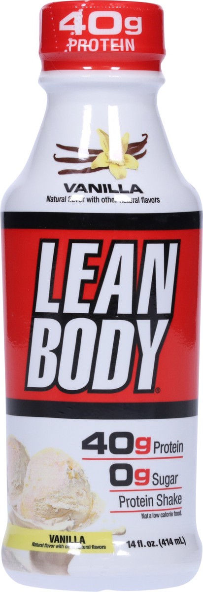 slide 5 of 9, Lean Body Vanilla Protein Shake 14 fl oz, 14 fl oz