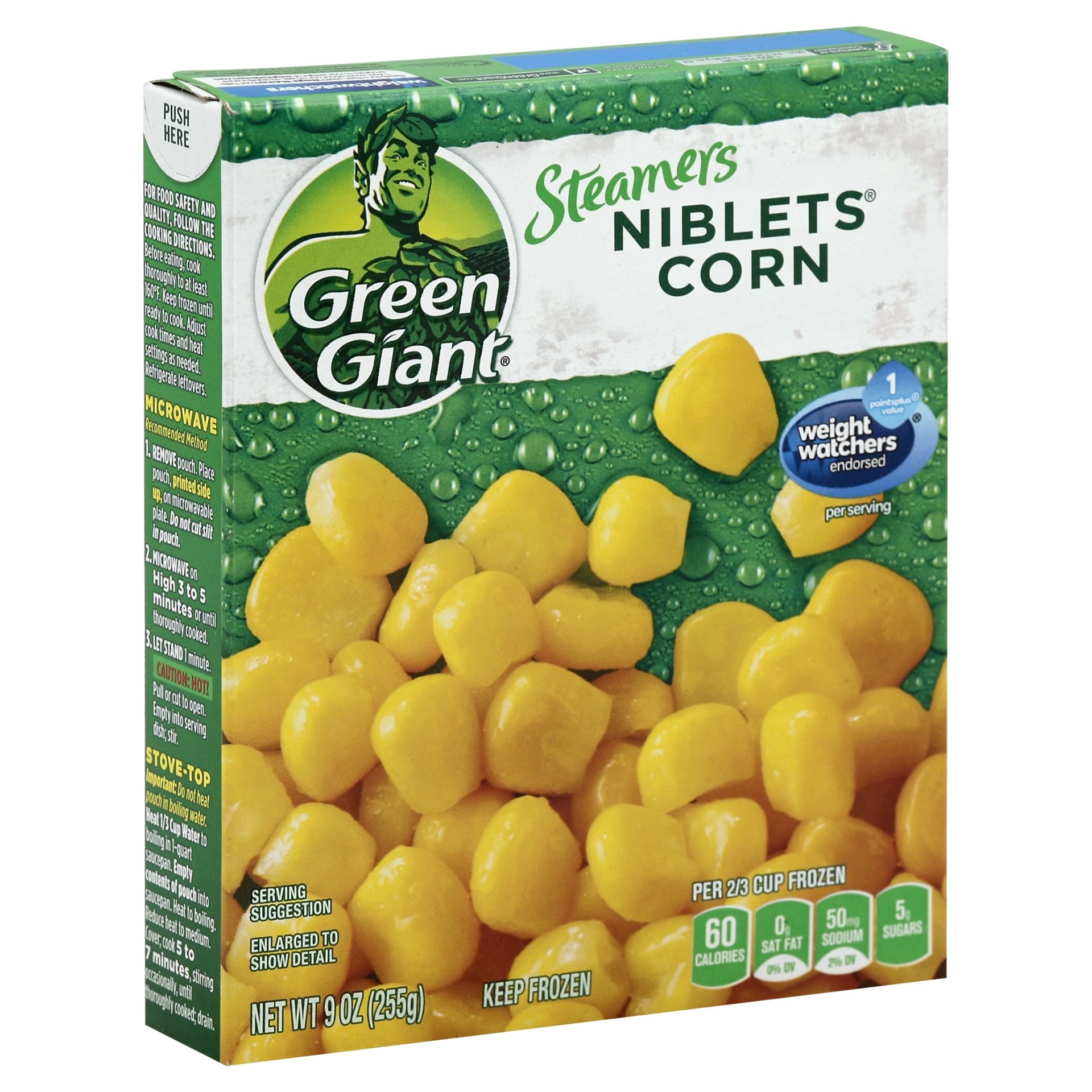 slide 1 of 1, Green Giant Steamers Niblets Corn Plain, 9 oz