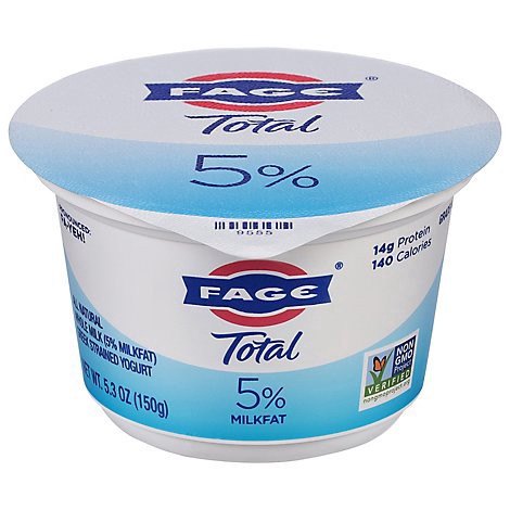 slide 1 of 1, Fage Total 5% Milkfat Plain Greek Yogurt - 5.3 Oz, 5.3 oz