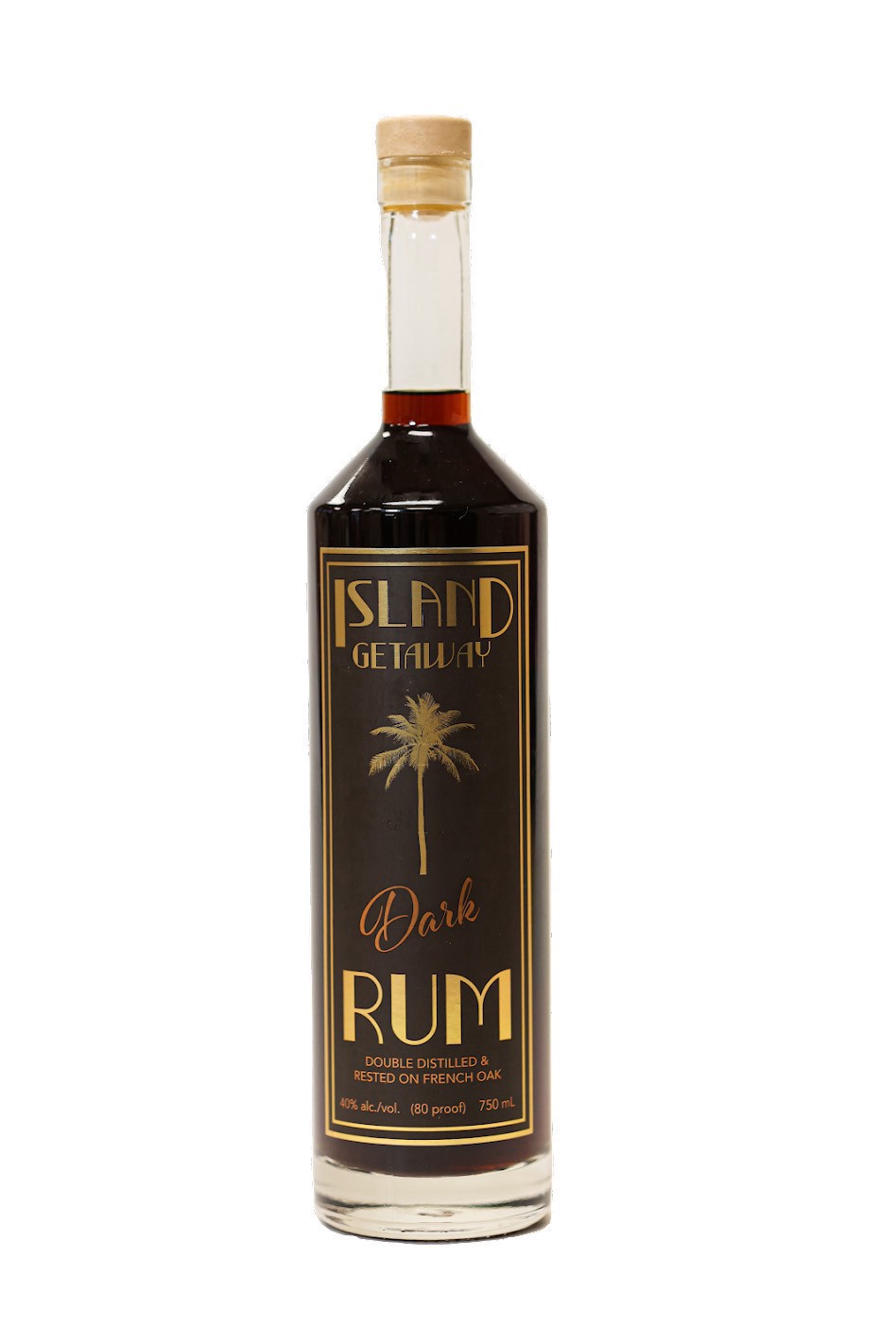 slide 1 of 1, Island Getaway Rum - Dark, 750 ml