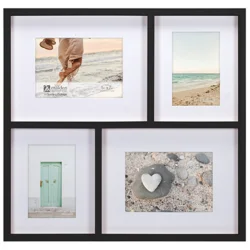 Malden Matted Collage Natural, Light Wood 4x6, 5x7 4 Opening