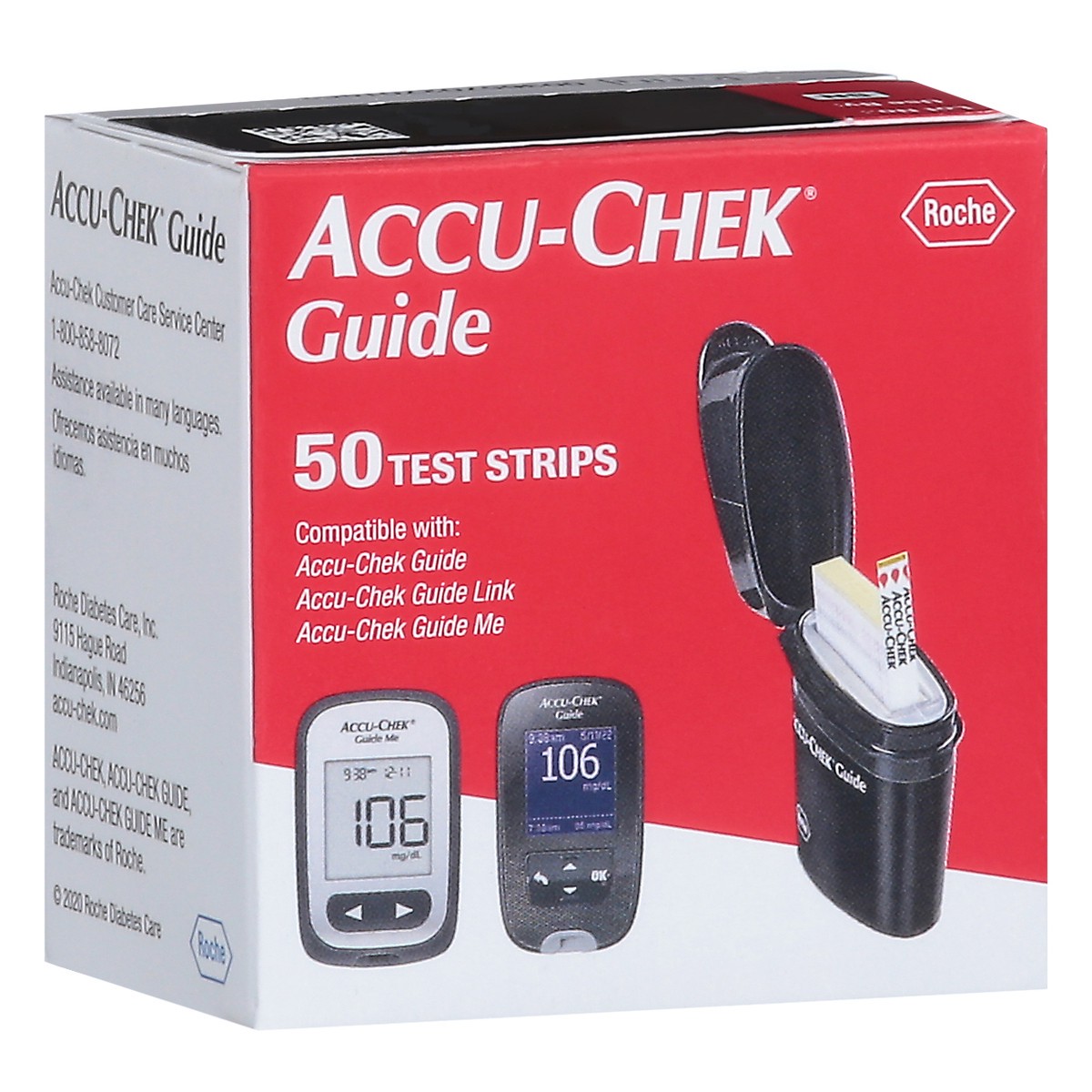 slide 2 of 9, Accu-Chek Guide Test Strips, 50 ct