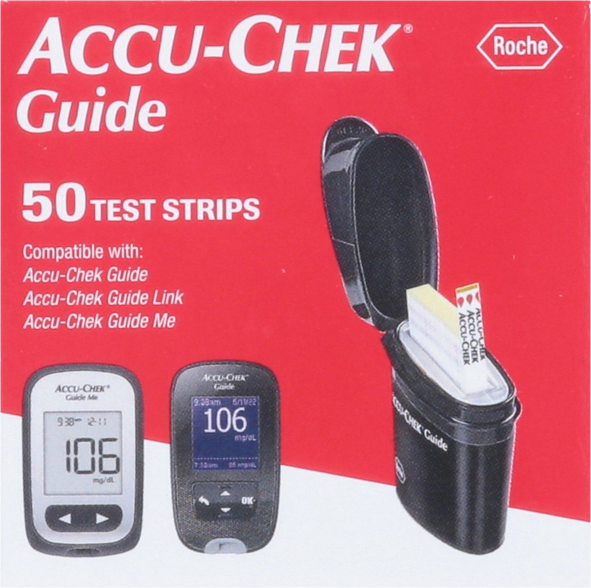 slide 6 of 9, Accu-Chek Guide Test Strips, 50 ct