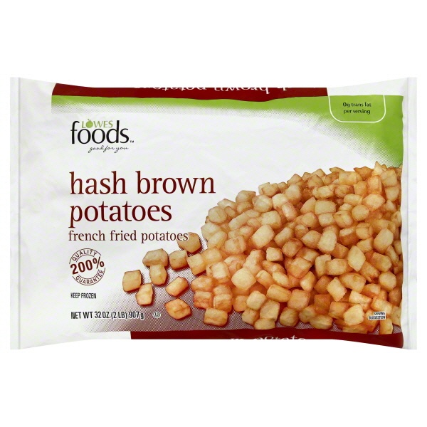 slide 1 of 1, Lowes Foods Hash Brown Potatoes, 32 oz