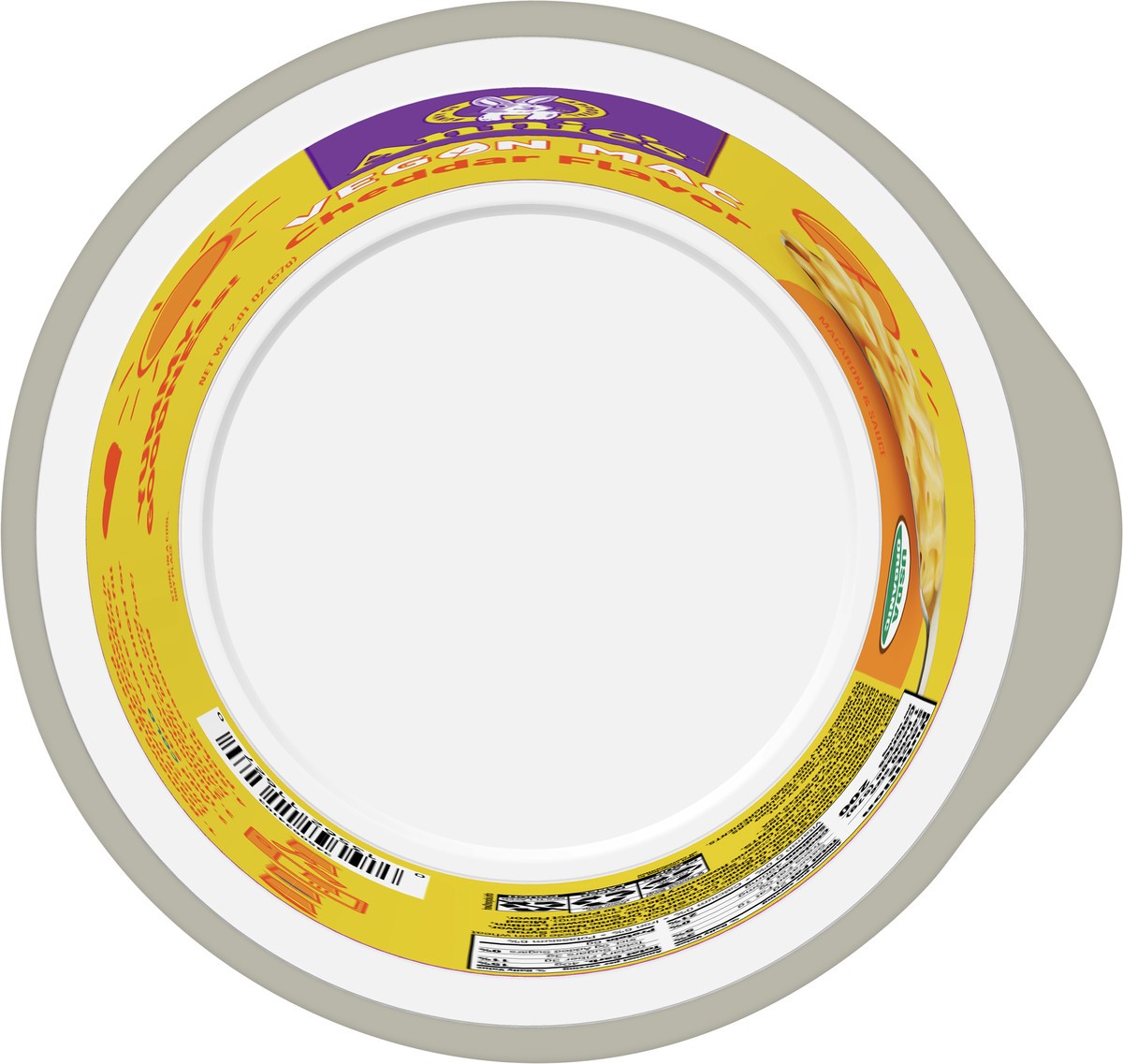 slide 4 of 9, Annie's Organic Vegan Cheddar Macaroni & Cheese, Microwavable, 1 cup, 2oz, 2.01 oz