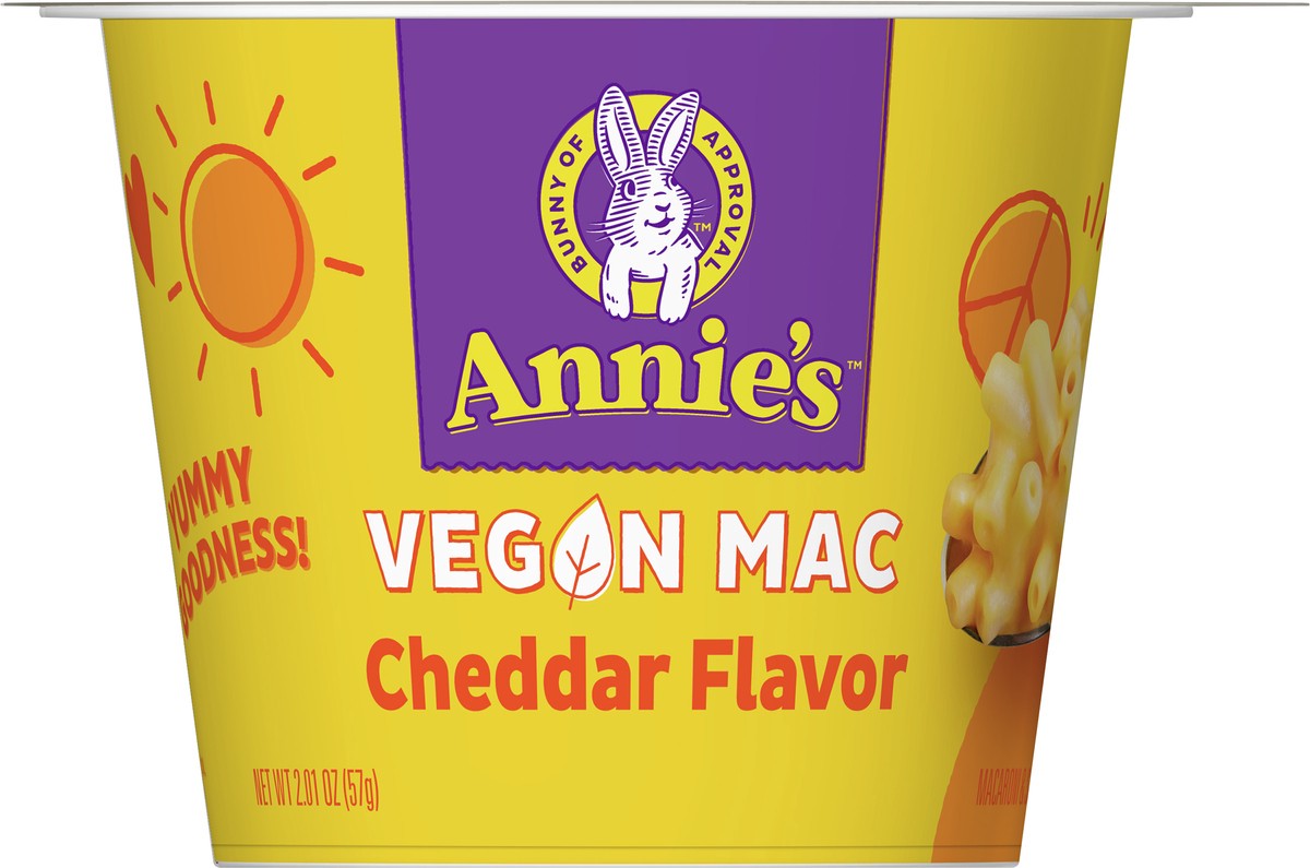 slide 6 of 9, Annie's Organic Vegan Cheddar Macaroni & Cheese, Microwavable, 1 cup, 2oz, 2.01 oz