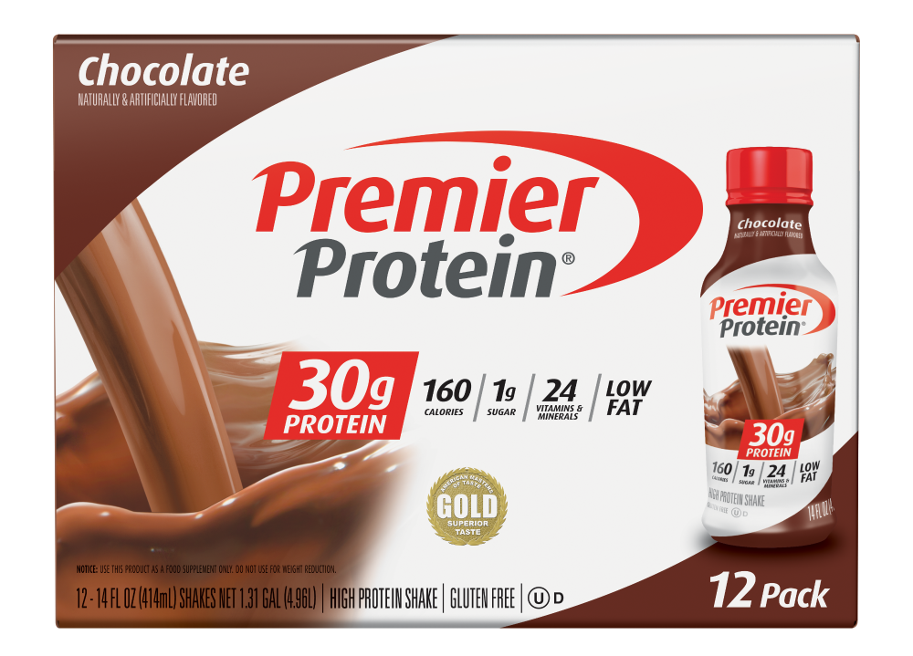 slide 1 of 6, Premier Protein Chocolate Protein Shakes, 12 ct; 14 oz