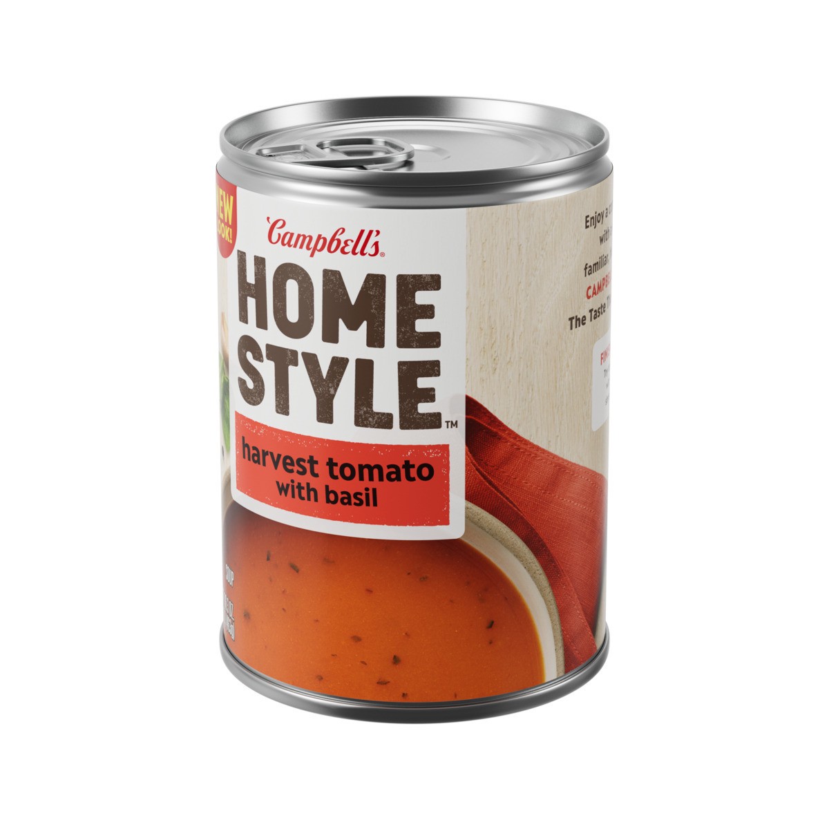 slide 3 of 11, Campbell's Campbell’s Homestyle Tomato Basil Soup, 16.3 oz Can, 16.300 oz