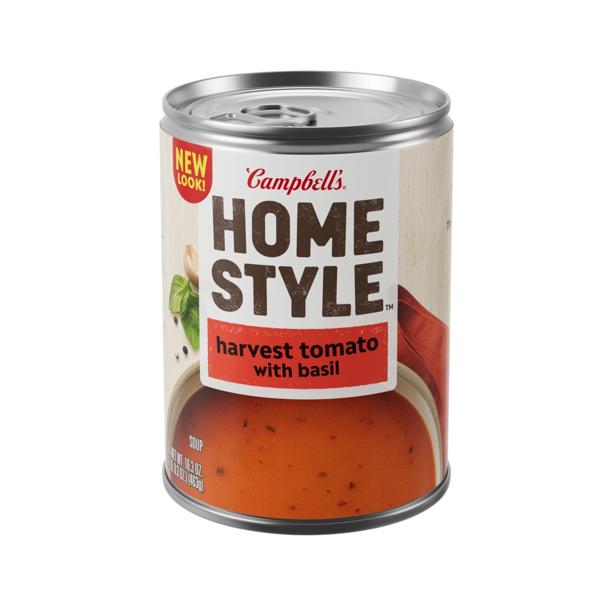 slide 6 of 11, Campbell's Campbell’s Homestyle Tomato Basil Soup, 16.3 oz Can, 16.300 oz