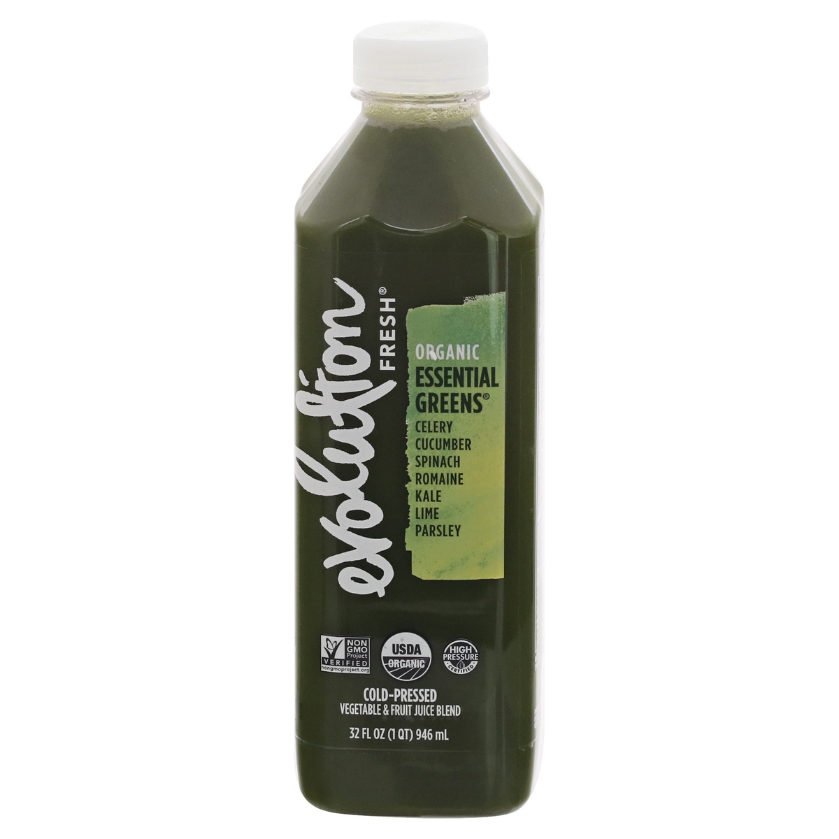 slide 1 of 6, Evolution Fresh Organic Cold-Pressed Essential Greens Juice Blend 32 oz, 