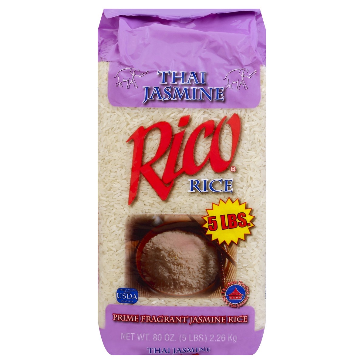 slide 2 of 6, Rico Jasmine Rice, 5 lb