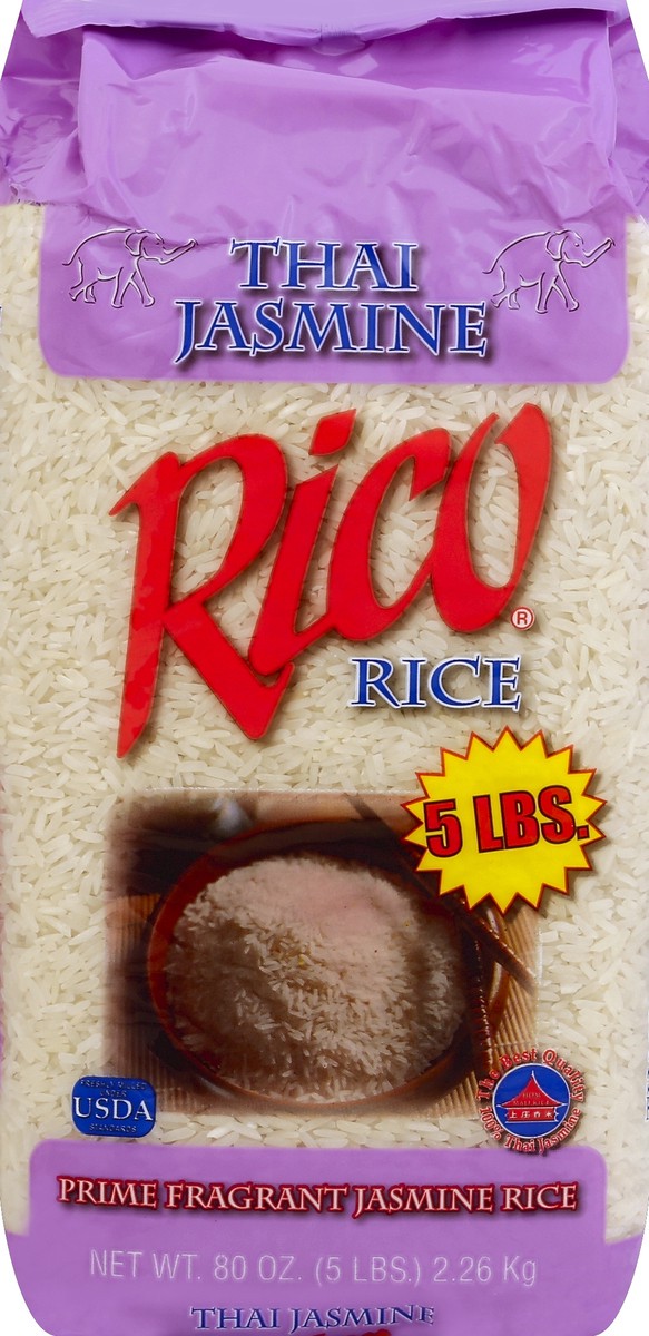 slide 1 of 6, Rico Jasmine Rice, 5 lb