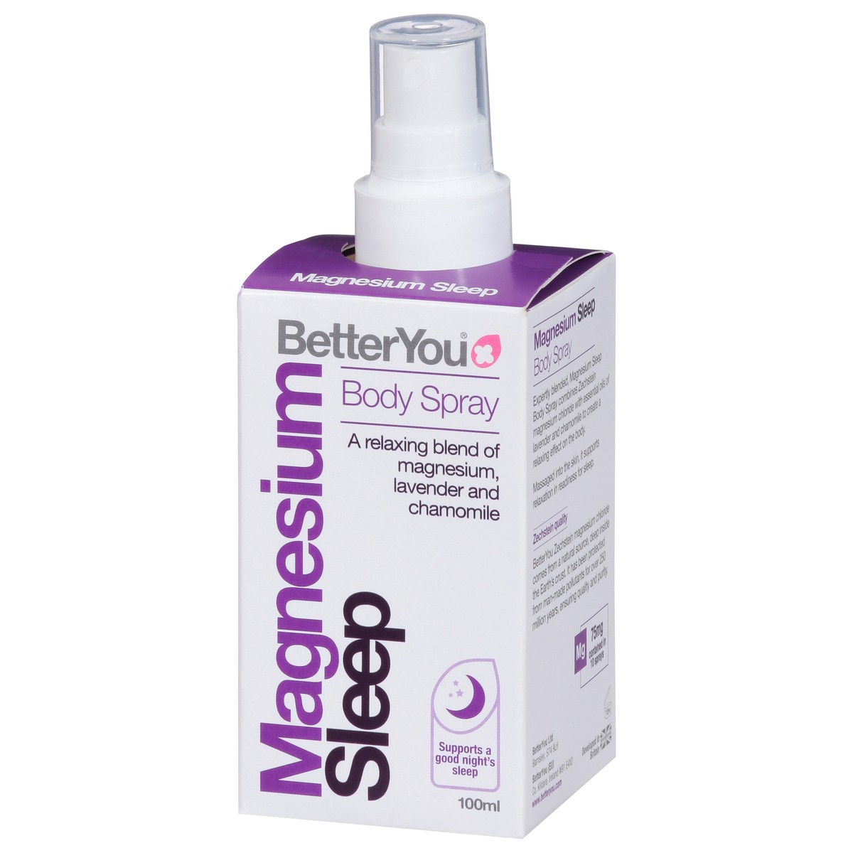slide 6 of 9, BetterYou Magnesium Sleep Body Spray 100 ml, 100 ml
