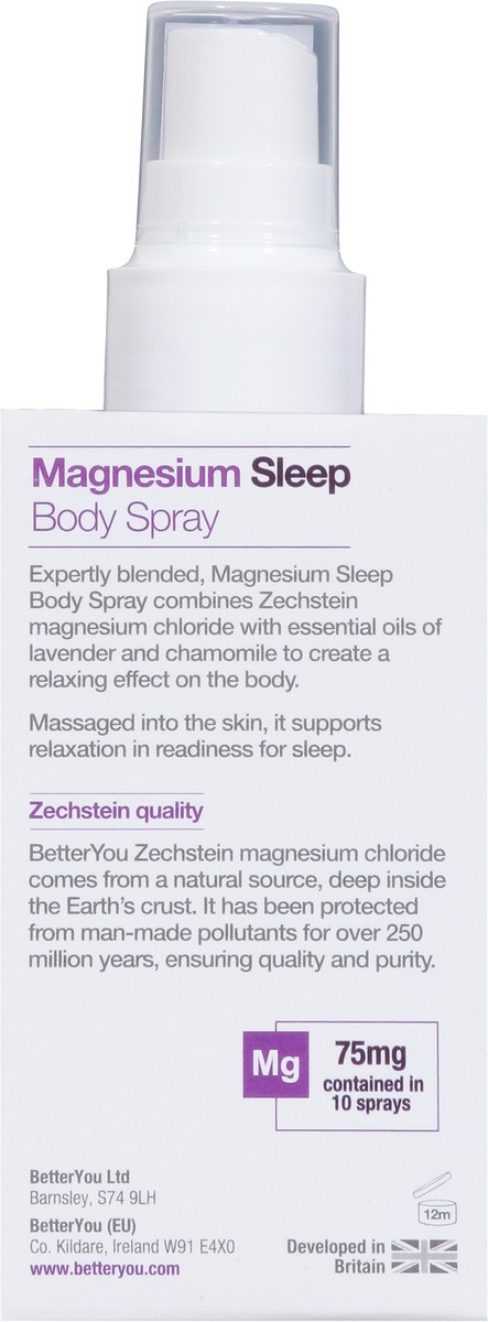 slide 4 of 9, BetterYou Magnesium Sleep Body Spray 100 ml, 100 ml