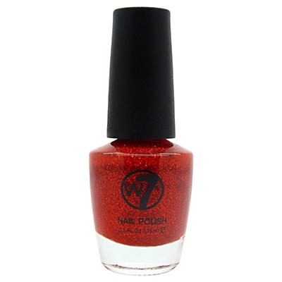 slide 1 of 1, W7 Nail Polish - Red Dazzle, 1 ct