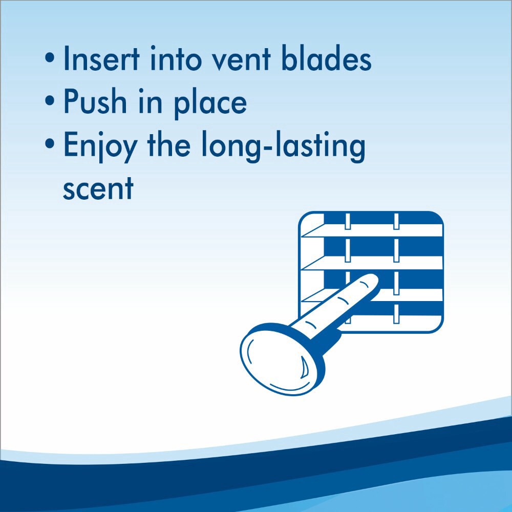 slide 4 of 6, Refresh Alpine Meadow and Summer Breeze Odor Eliminating Auto Vent Sticks, 4 ct