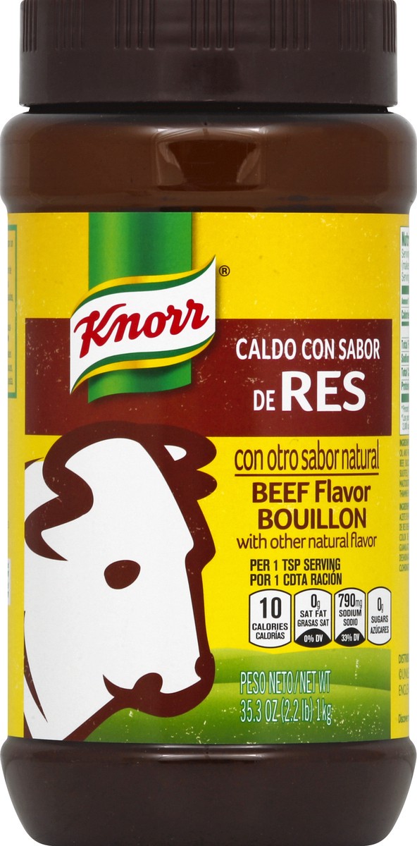 slide 5 of 6, Knorr Bouillon, Beef Flavor, 2.2 lb