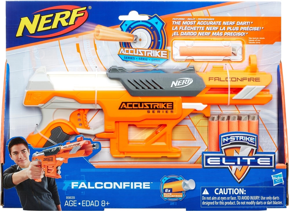 slide 1 of 1, Nerf N-Strike Elite Accustrike Series Falconfire Blaster, 1 ct