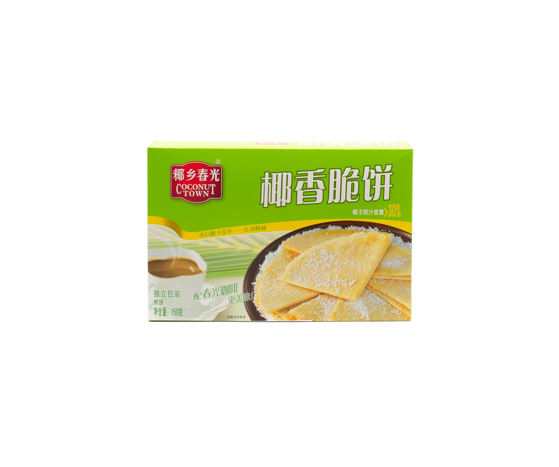 slide 1 of 1, Chunguang Coconut Town Coconut Crisp, 150 gram