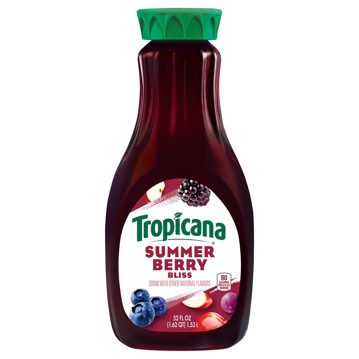 slide 1 of 1, Tropicana Drink, Summer Berry Bliss, 52 fl oz