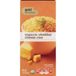 slide 1 of 1, CVS Gold Emblem Organic Cheddar Cheese Rice, 6 oz