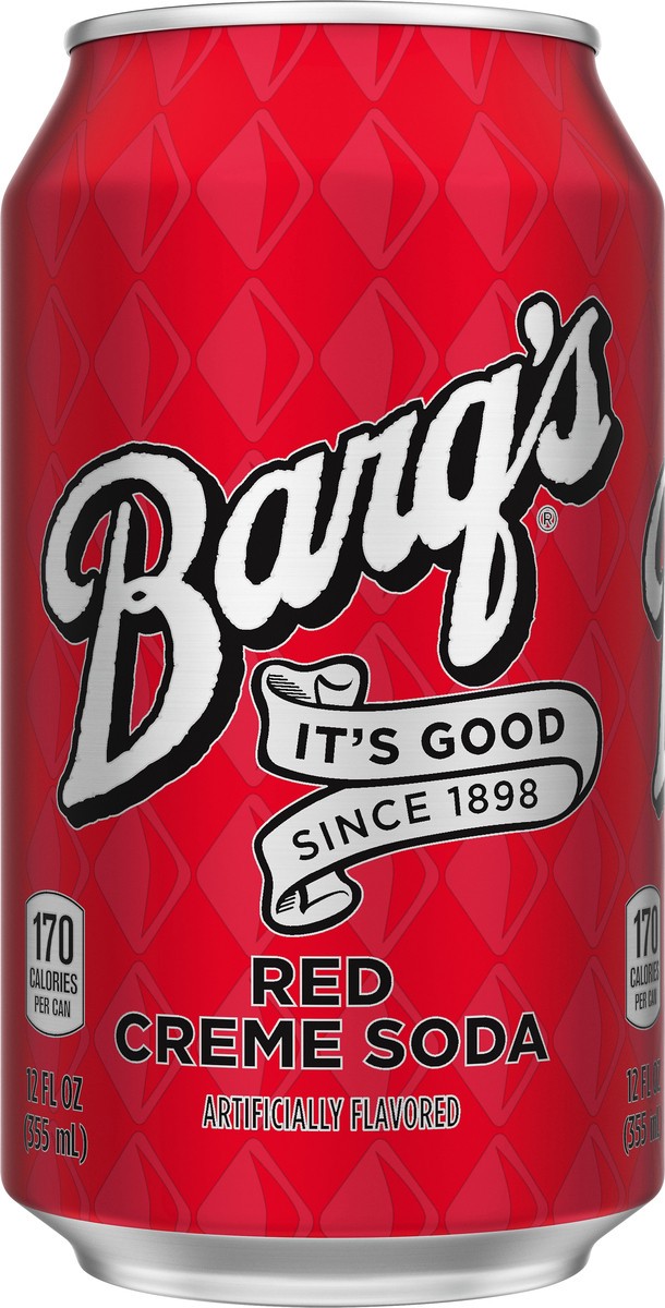 slide 2 of 7, Barq's Red Creme Soda Can- 12 fl oz, 12 oz