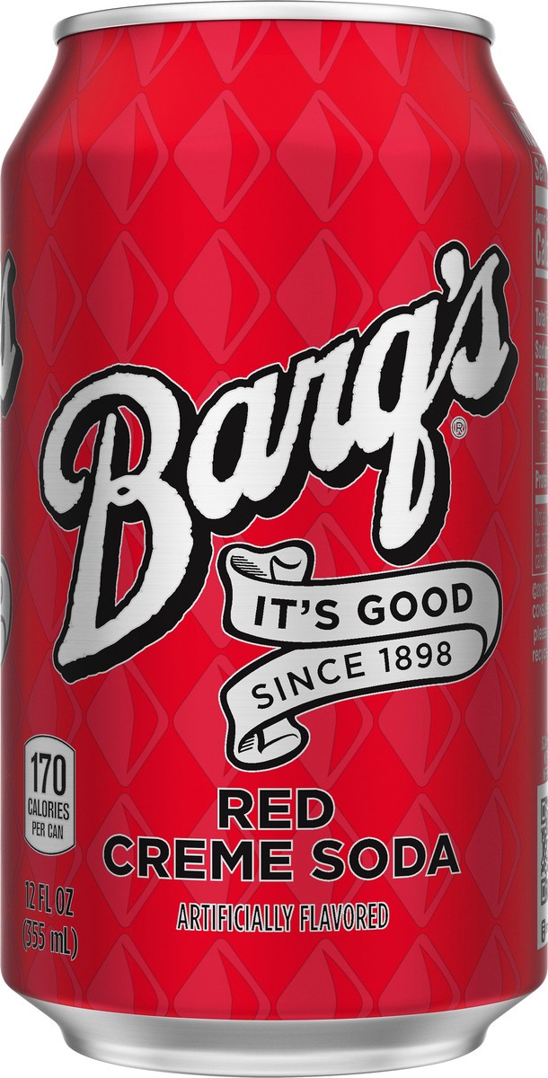 slide 4 of 7, Barq's Red Creme Soda Can- 12 fl oz, 12 oz