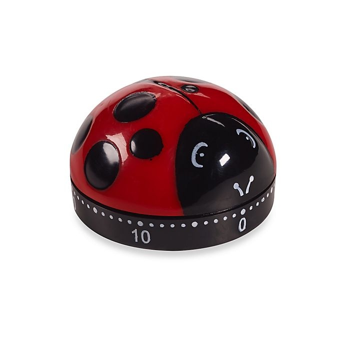 slide 1 of 1, Kikkerland Ladybug Kitchen Timer, 1 ct