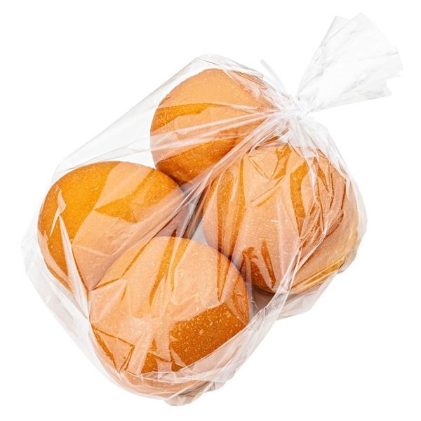 slide 1 of 1, Hy-Vee Hamburger Buns, 4 ct; 6 oz