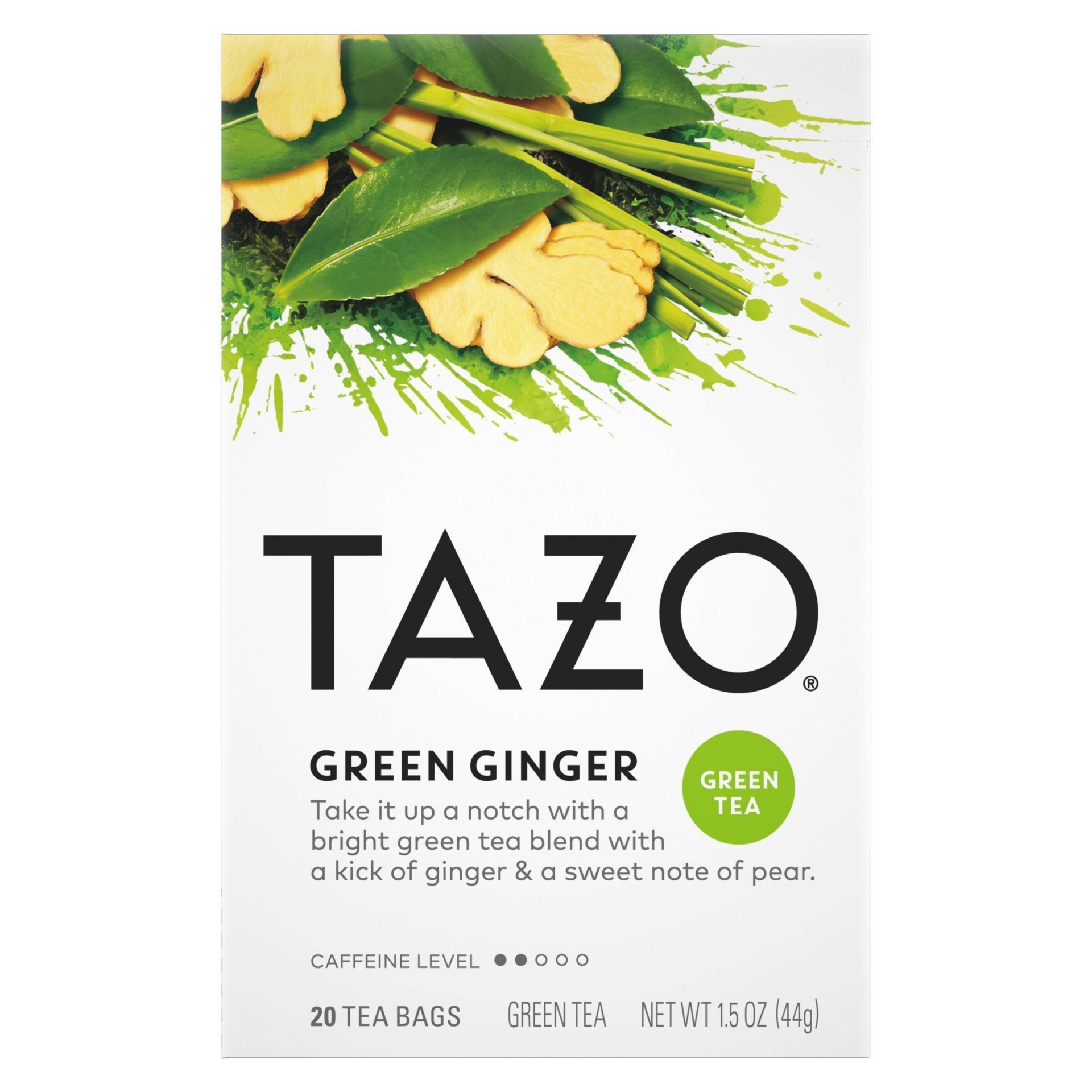 slide 1 of 4, Tazo Green Ginger Tea, 20 ct