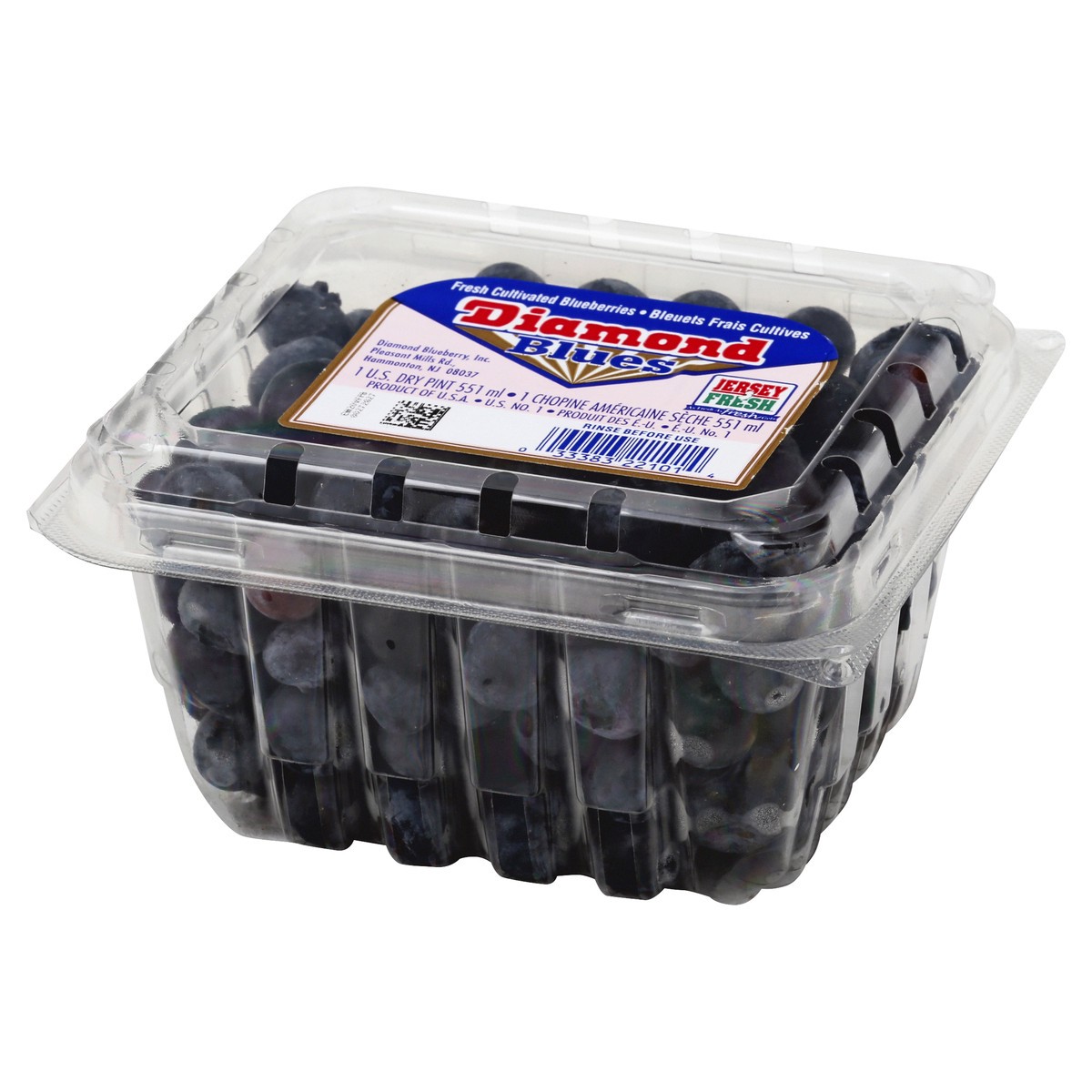 slide 5 of 11, Diamond Blues Fresh Cultivated Blueberries 1 pt, 1 pint