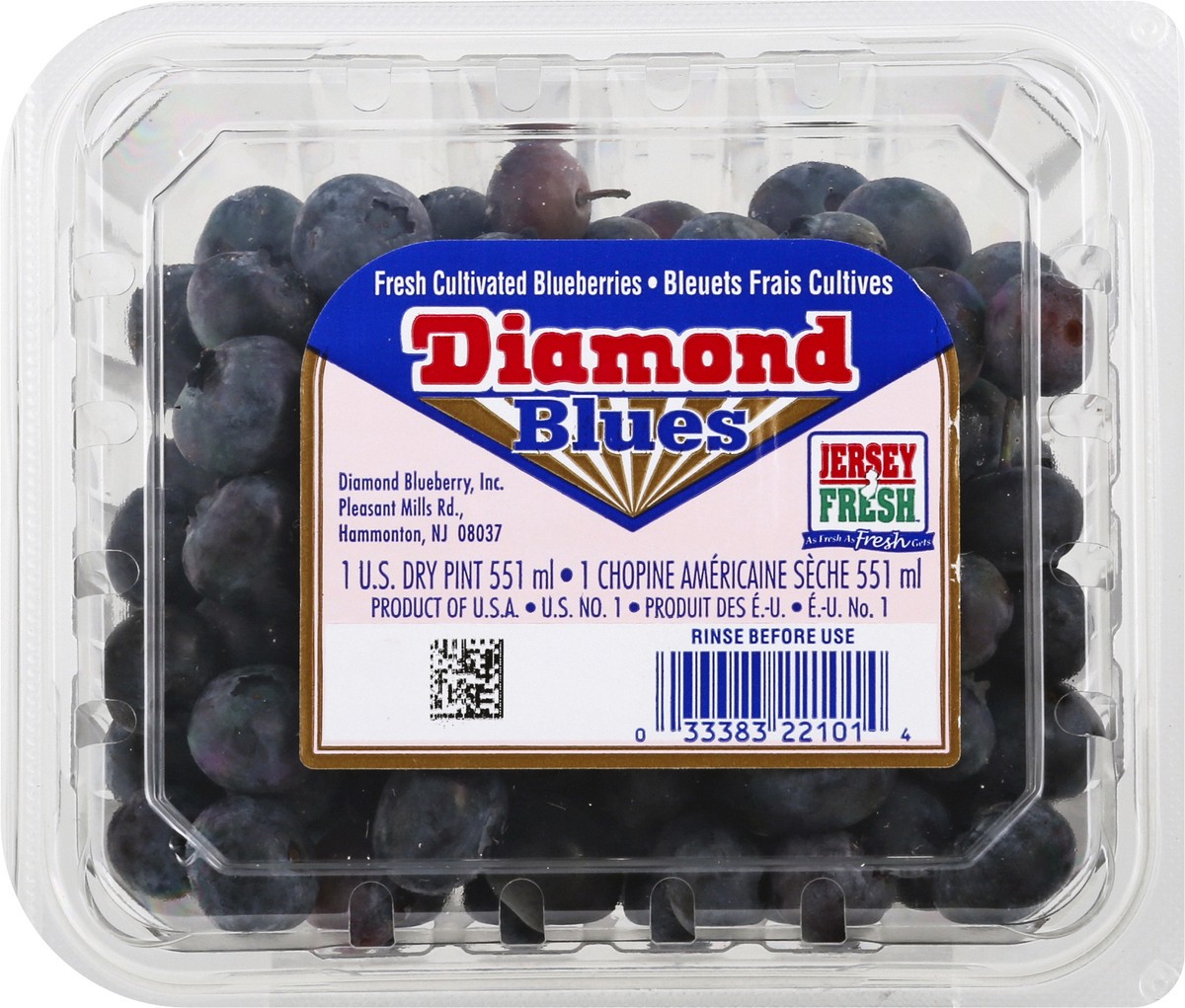 slide 9 of 11, Diamond Blues Fresh Cultivated Blueberries 1 pt, 1 pint